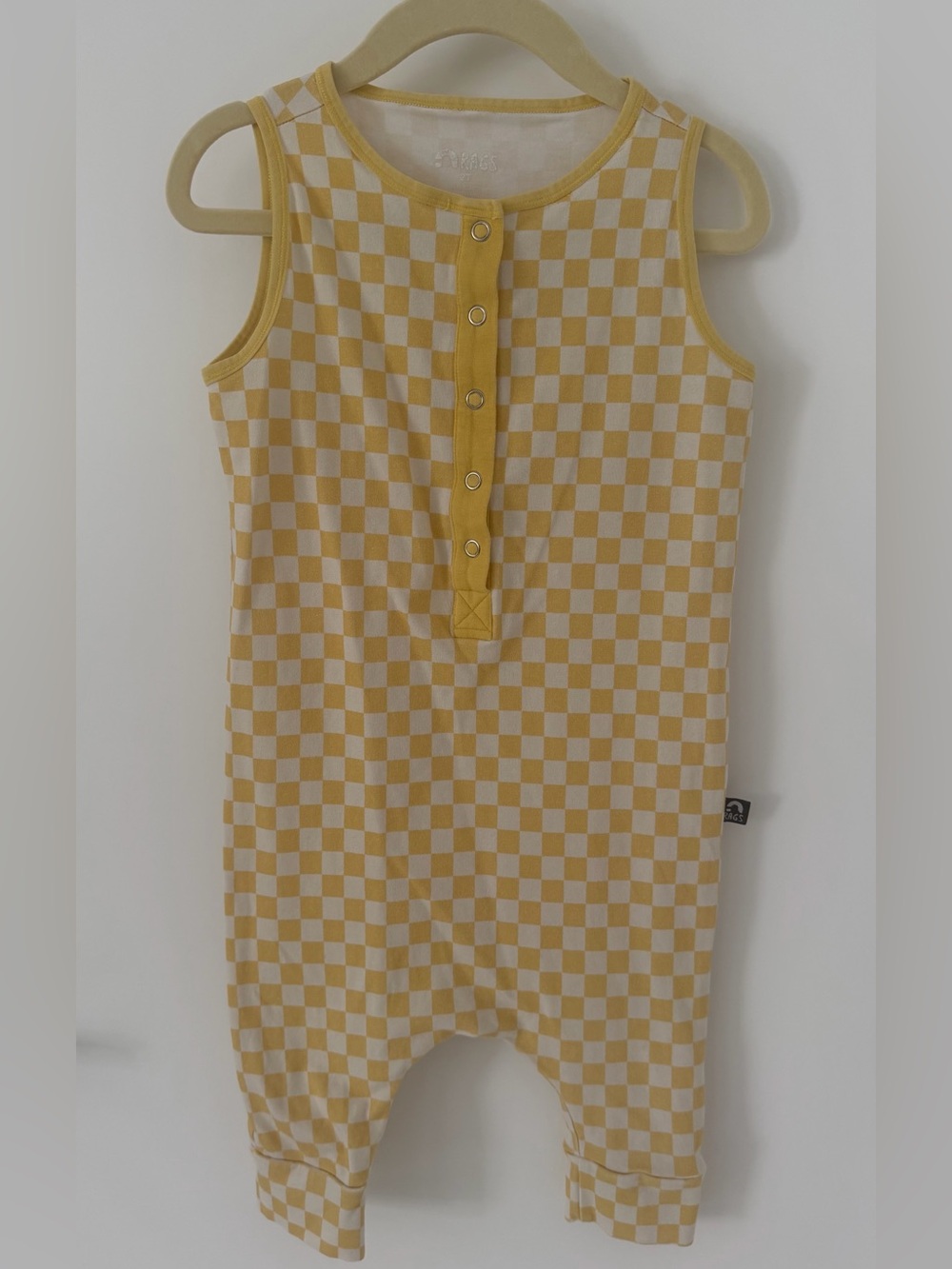 Rags to Raches Checkered Romper